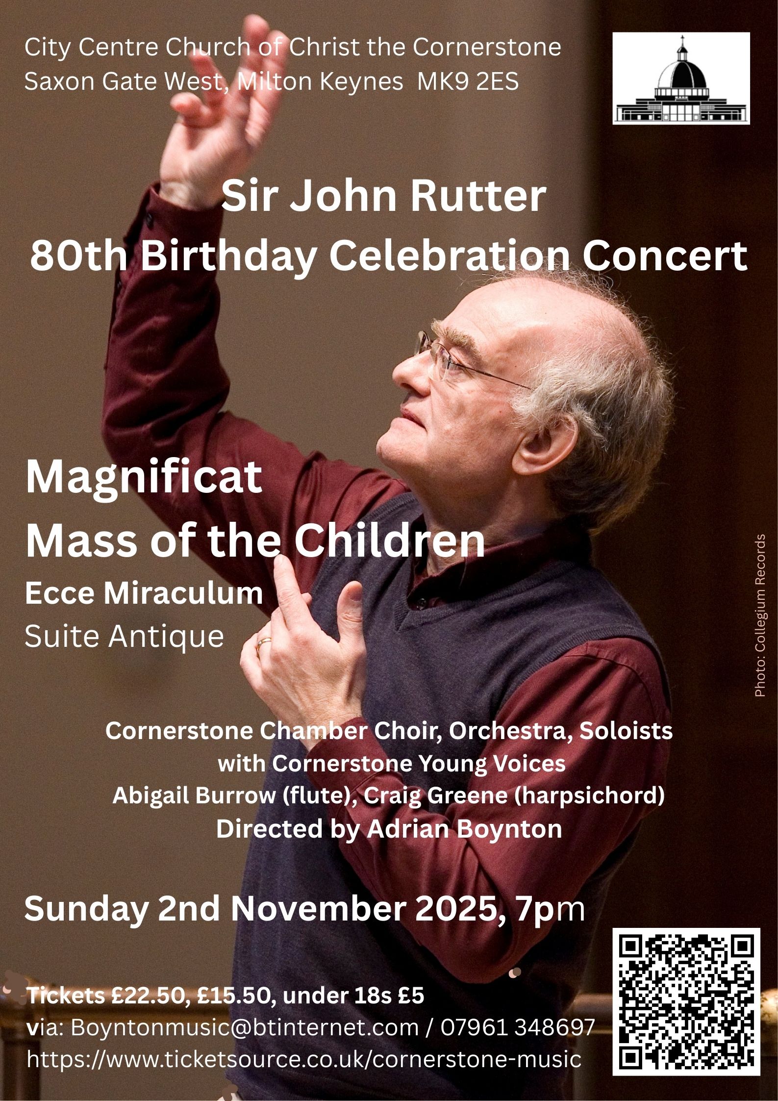 Sir John Rutter 80th Birthday Concert